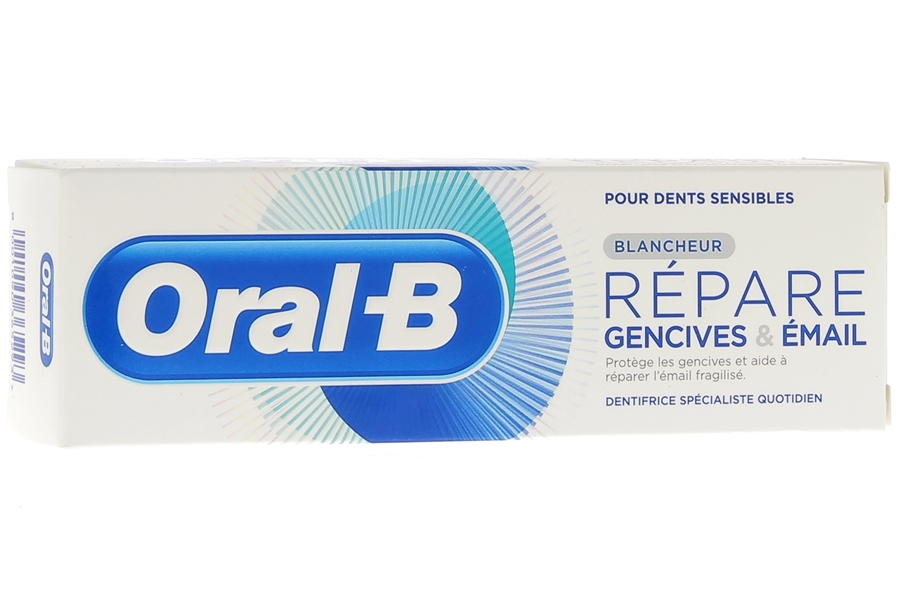 Echantillon gratuit de dentifrice Oral-B Répare gencives et émail à tester